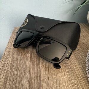 Ray-Ban Black and Green Sunglasses